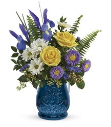 Teleflora's Sapphire Garden Bouquet from Swindler and Sons Florists in Wilmington, OH